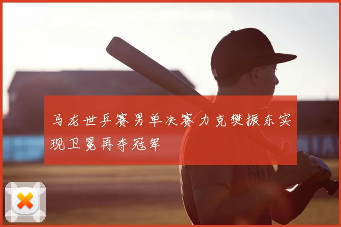 马龙世乒赛男单决赛力克樊振东实现卫冕再夺冠军